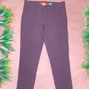 Cartonnier Deep Burgundy Ankle Pants
